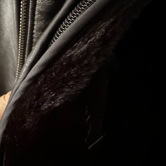 Women's Morton & Rossi black leather jacket (Small) - Picture 4 of 4